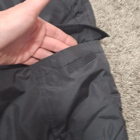 Zero Xposur zip closure snow ski pants - M 10-12 - lined black - Picture 5 of 7